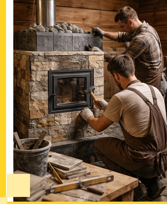 Облицовка банной печи в Светлограде от 15237 р. | ЭриданСвт