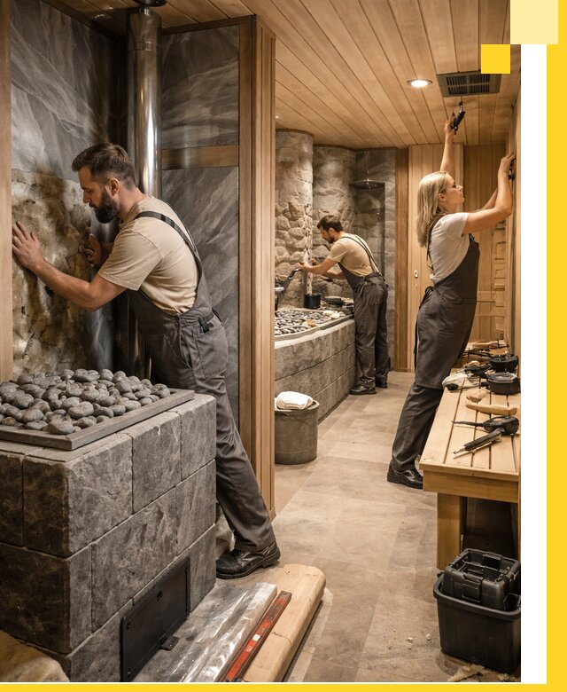 Строительство бань и SPA процедур в Светлограде под ключ и отделкой