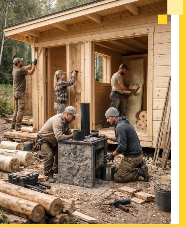 Купить баню под ключ в Светлограде строительство монтаж отделка