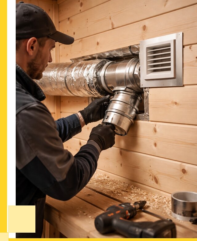 Монтаж вентиляции бани в Светлограде от 12190 р. | ЭриданСвт