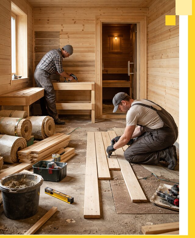 Индивидуальный проект бани с комнатой отдыха под ключ в Светлограде