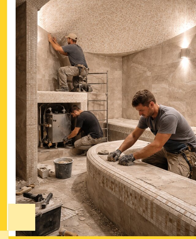 Монтаж хамамов под ключ в Светлограде от 253950 р. ЭриданСвт