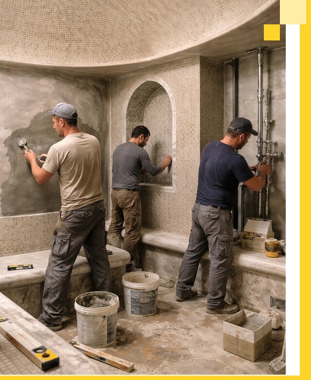 Профессиональный монтаж хамамов под ключ в Светлограде с гарантией