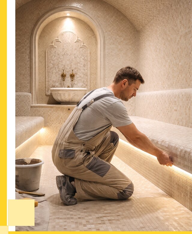 Отделка хамамов под ключ в Светлограде от 5587 р. | ЭриданСвт