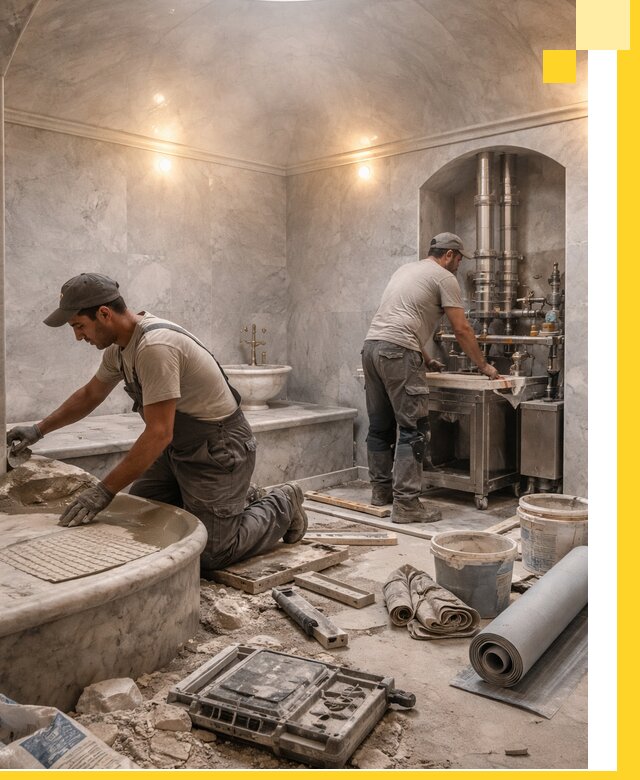 Строительство турецких бань хаммам под ключ в Светлограде