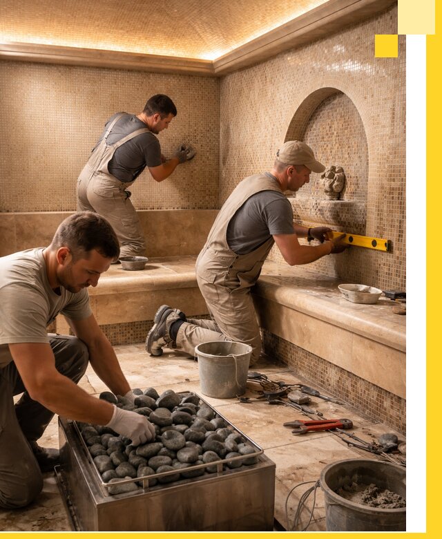 Проектирование и строительство хамама и сауны в Светлограде