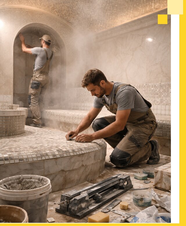 Профессиональный дизайн хамама и SPA под ключ в Светлограде