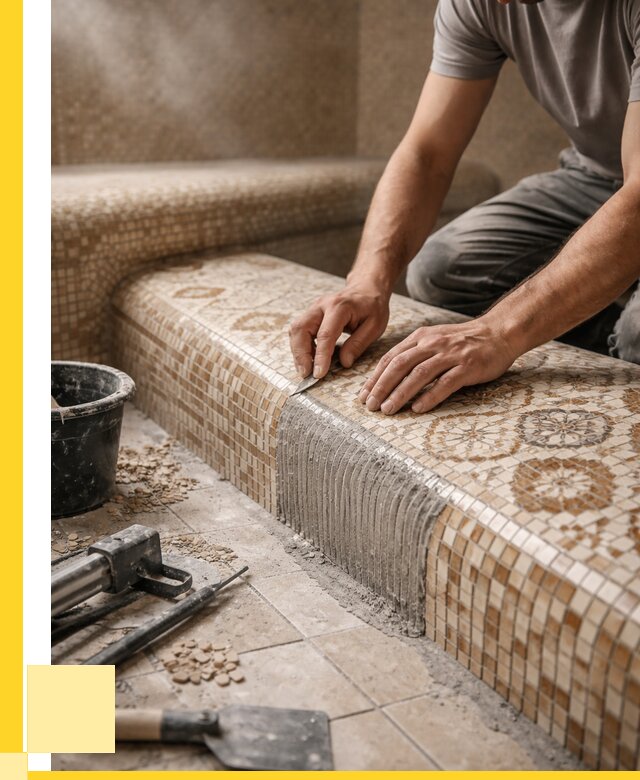 Плитка для хамама под ключ в Светлограде от 3555 р. | ЭриданСвт