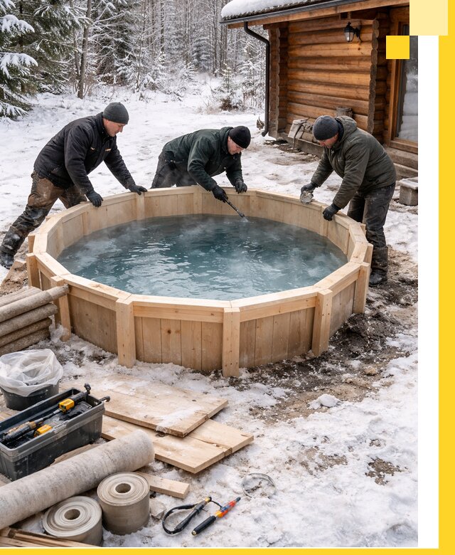 Изготовление и установка ледяных купелей под ключ в Светлограде